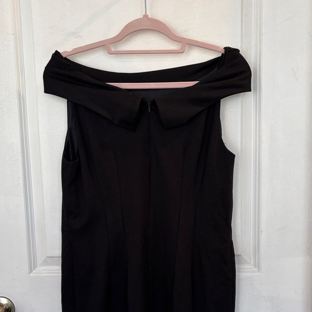 Morgan McFeeters Black Off-Shoulder Mini Dress - Picture 2 of 3